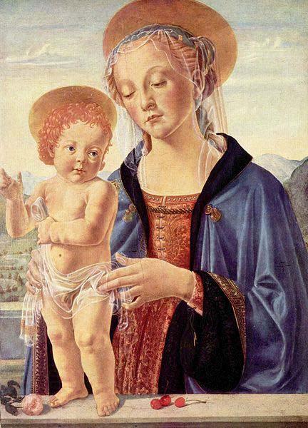 LEONARDO da Vinci Small devotional picture by Verrocchio